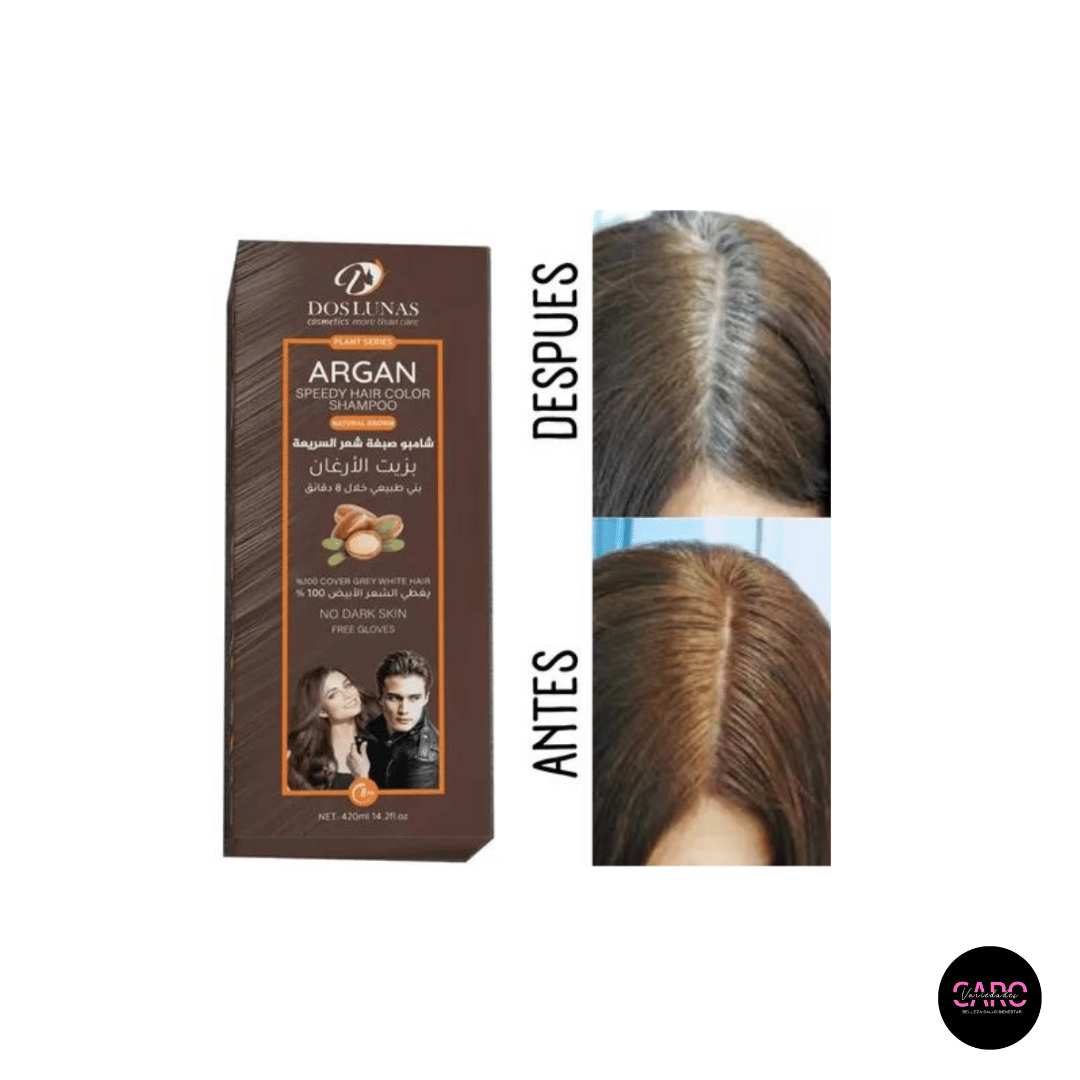 Shampoo Cubre Cana  Argan 420ML