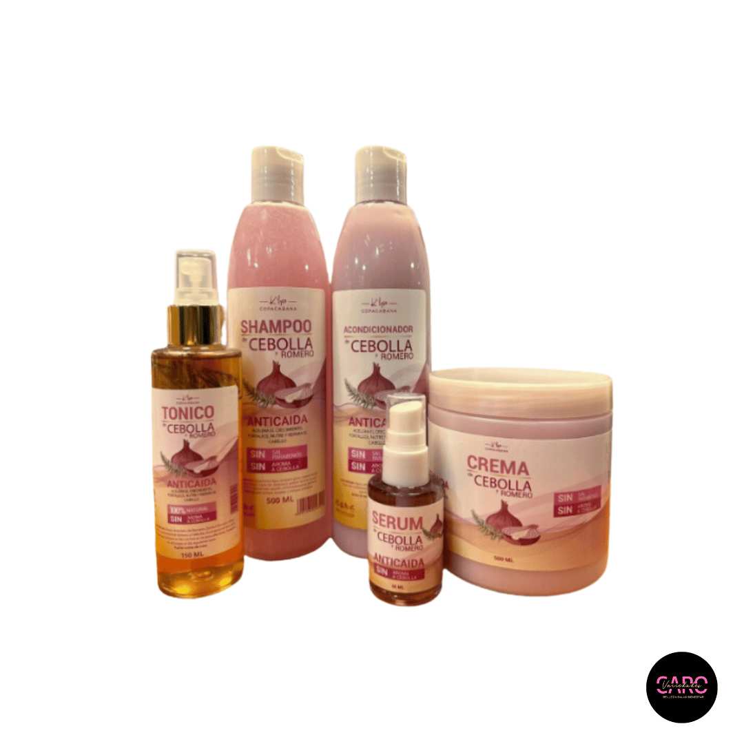 Kit  Capilar  Cebolla Y  Romero Para El Cabello